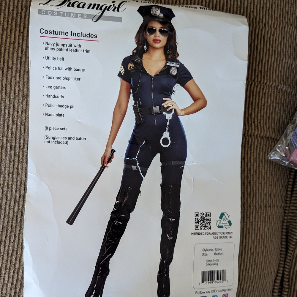 Police Women Adult Halloween Costume